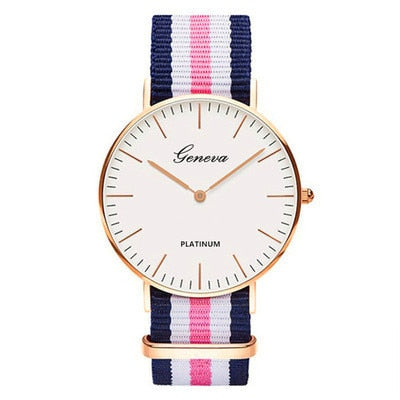 Nylon Strap Style Quartz Women Watch Top Brand Watches Fashion Casual Fashion Wrist Watch 2018 Hot Sale Fashion Ladies Watches