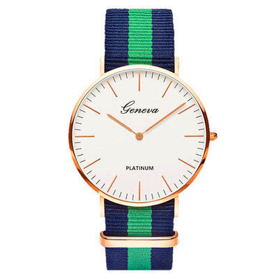 Nylon Strap Style Quartz Women Watch Top Brand Watches Fashion Casual Fashion Wrist Watch 2018 Hot Sale Fashion Ladies Watches
