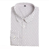 Dioufond  Fashion Polka Dot  Blouse Long Sleeve Shirt Women Blouses Cotton Women Shirts Red Blue Dot Top Blusas Women Tops