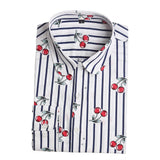 Dioufond Women Summer Blouses Vintage Floral Blouse Long Sleeve Shirt Women Camisas Femininas Female Tops Fashion Cotton Shirt