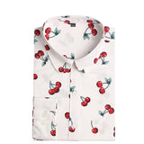 Dioufond Women Summer Blouses Vintage Floral Blouse Long Sleeve Shirt Women Camisas Femininas Female Tops Fashion Cotton Shirt