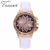 Fashion Women Rose Gold Flower Rhinestone Watch Luxury Casual Female Quartz Watch Relogio Feminino Drop Shipping