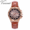 Fashion Women Rose Gold Flower Rhinestone Watch Luxury Casual Female Quartz Watch Relogio Feminino Drop Shipping