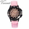 Fashion Women Rose Gold Flower Rhinestone Watch Luxury Casual Female Quartz Watch Relogio Feminino Drop Shipping