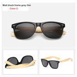 Oulylan Vintage Wooden Leg Sunglasses Men Women Luxury Brand Designer Bamboo Sun Glasses Ladies Retro UV400 Driving Goggles