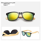 Oulylan Vintage Wooden Leg Sunglasses Men Women Luxury Brand Designer Bamboo Sun Glasses Ladies Retro UV400 Driving Goggles