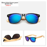 Oulylan Vintage Wooden Leg Sunglasses Men Women Luxury Brand Designer Bamboo Sun Glasses Ladies Retro UV400 Driving Goggles