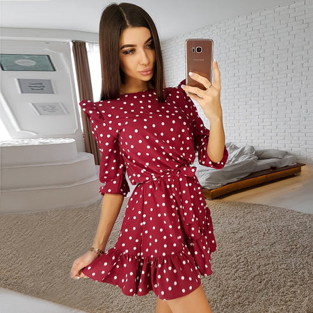 New Fashion Women Sexy Plus Size Summer Dresses Evening Party Beach Mini Dress S-XXL New