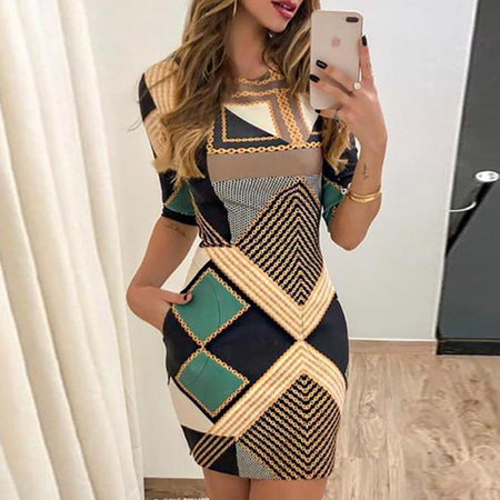 New Fashion Women Sexy Plus Size Summer Dresses Evening Party Beach Mini Dress S-XXL New