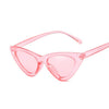 Sexy Cat Eye Sunglasses Women Brand Designer Mirror Black Triangle Sun Glasses Female Lens Shades for Ladies Eyewear UV400