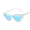 Sexy Cat Eye Sunglasses Women Brand Designer Mirror Black Triangle Sun Glasses Female Lens Shades for Ladies Eyewear UV400