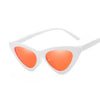 Sexy Cat Eye Sunglasses Women Brand Designer Mirror Black Triangle Sun Glasses Female Lens Shades for Ladies Eyewear UV400