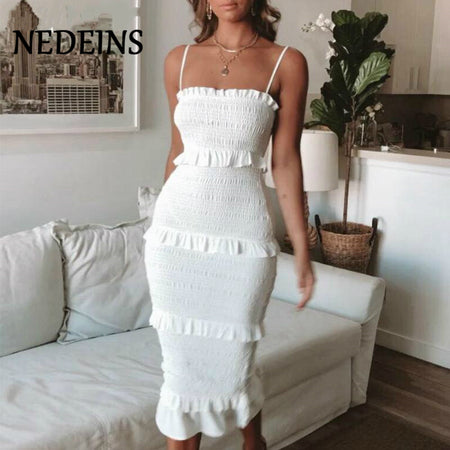 New Fashion Women Sexy Plus Size Summer Dresses Evening Party Beach Mini Dress S-XXL New