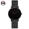 Women Watches Top Brand Luxury Japan Quartz Movement Stainless Steel Sliver White Dial Waterproof Wristwatches relogio feminino