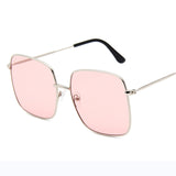 RBRARE Luxury Square Sunglasses Women Brand Designer Retro Alloy Frame Big Sun Glasses Vintage Gradient Male Oculos Feminino