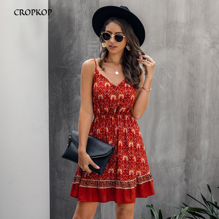 New Fashion Women Sexy Plus Size Summer Dresses Evening Party Beach Mini Dress S-XXL New