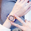 Luxury Women Watches Bracelet set Starry Sky Ladies Bracelet Watch Casual Leather Quartz watch Wristwatch Clock Relogio Feminino