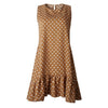 Lossky Women Summer Dress Polka Dot Chiffon Sleeveless Beach Mini Casual Yellow Sundress 2020 Fashion Plus Size Dress For Women