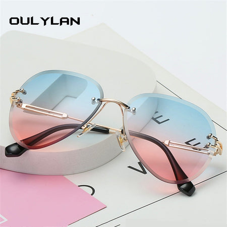 AEVOGUE Sunglasses Women Rectangle Frame Transparent Brand Designer Retro Sun Glasses Unisex Square Brown UV400 AE0664